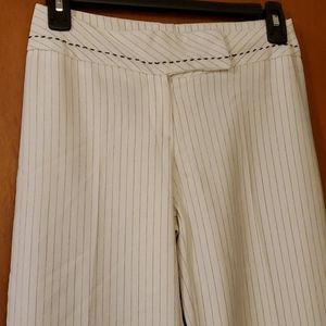 Pinstripe slacks